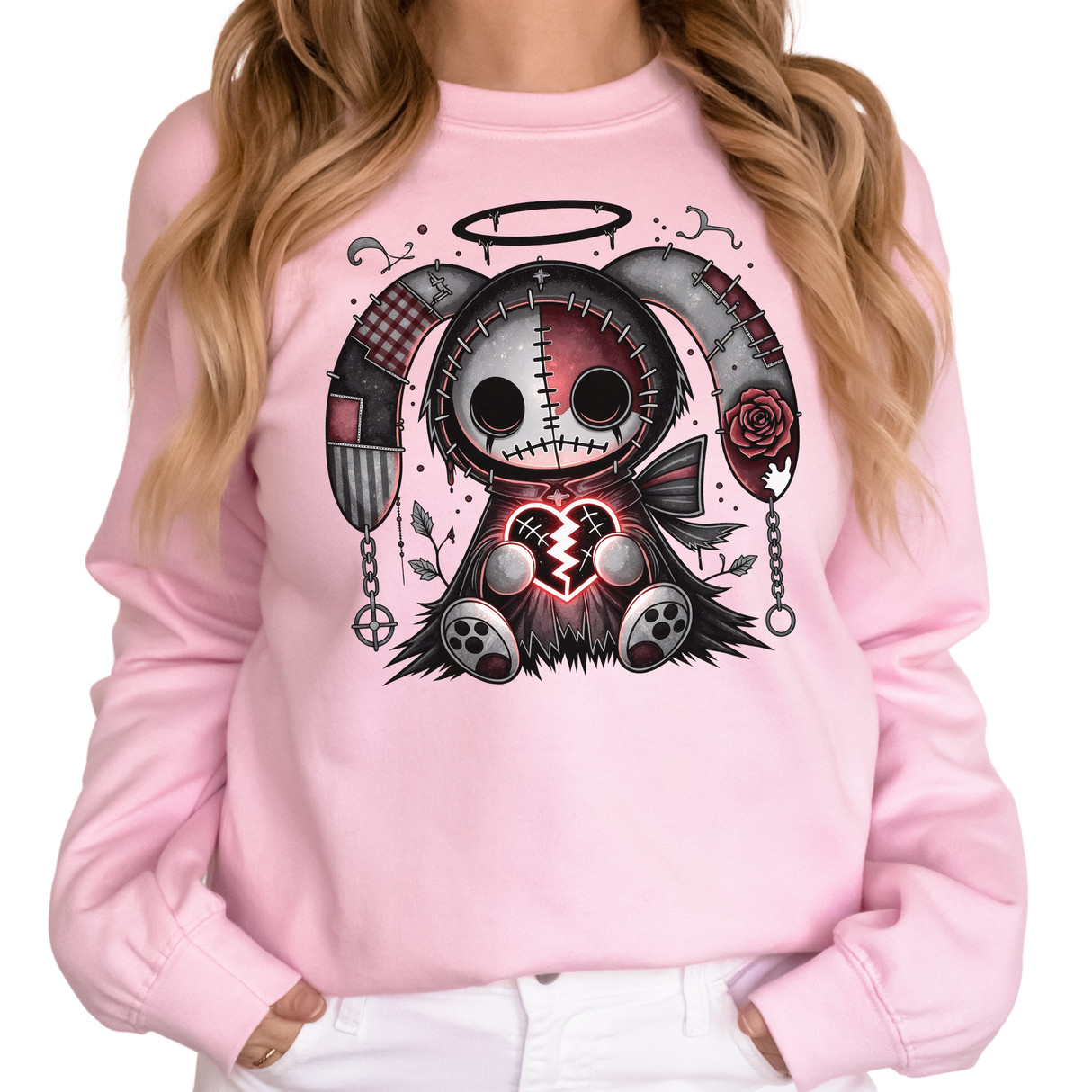 142. Cute Broken Halo Patchwork Rabbit