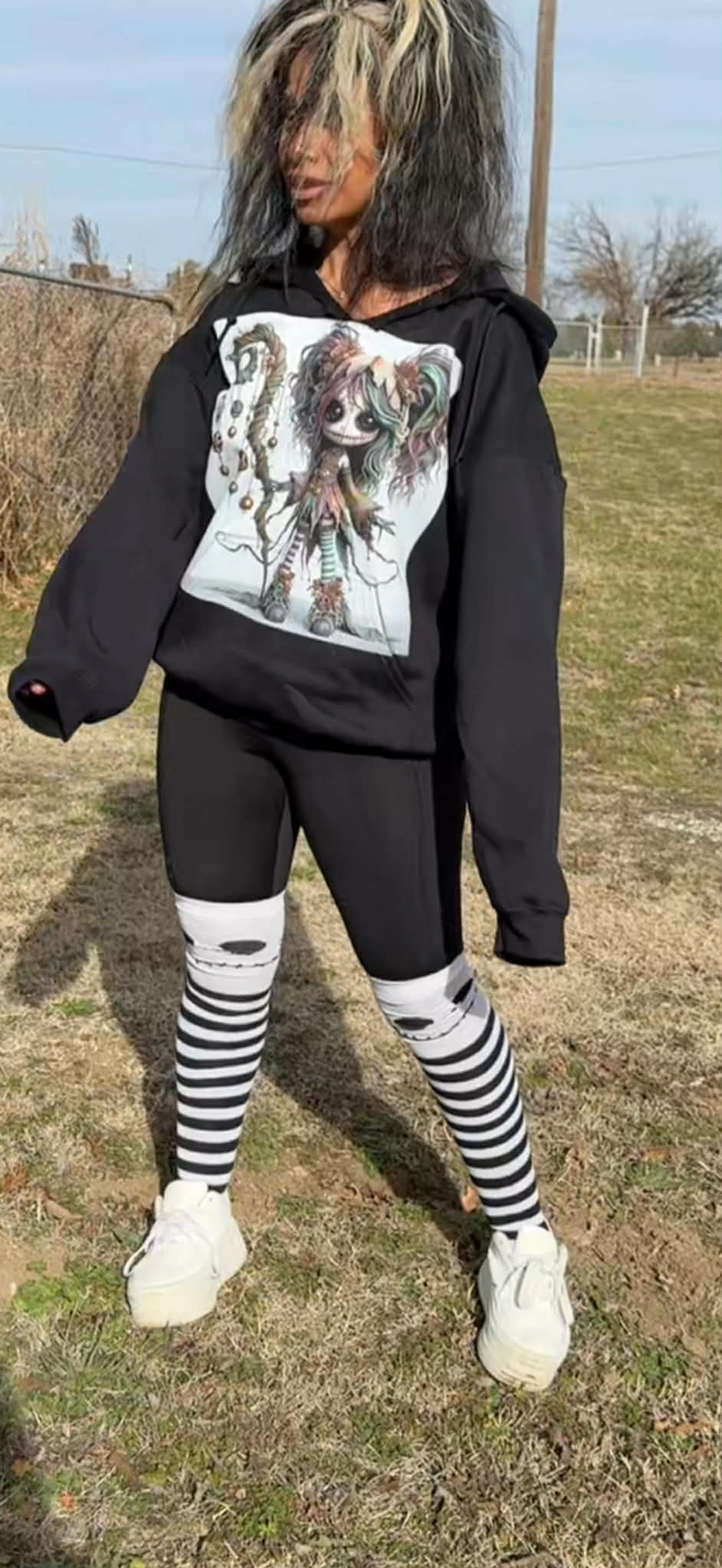 130. CREEPY DOLL DISTRESSED.