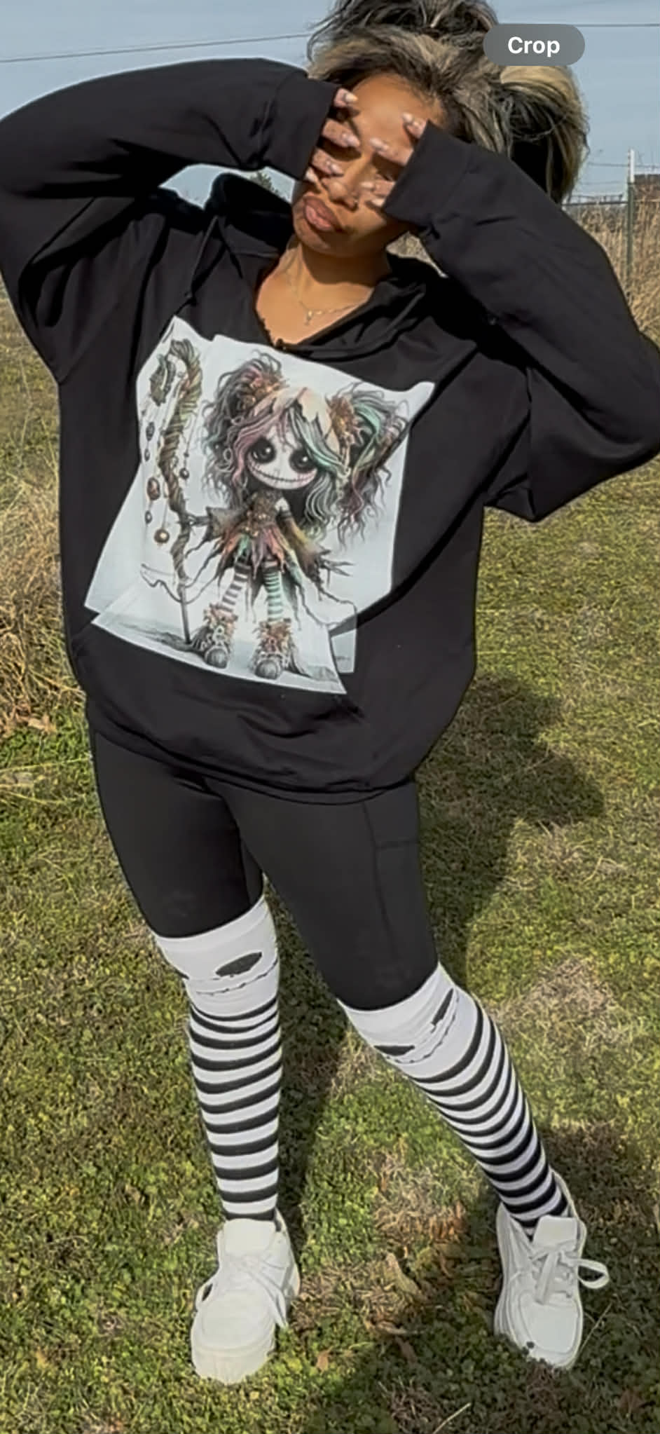 130. CREEPY DOLL DISTRESSED.