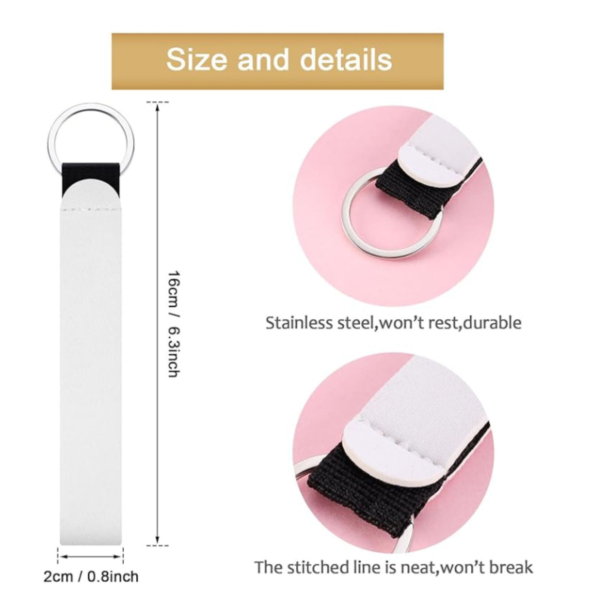 A GIRL HAS TO DO WHAT A GIRL HAS TO DO KEYCHAIN WRISTLET