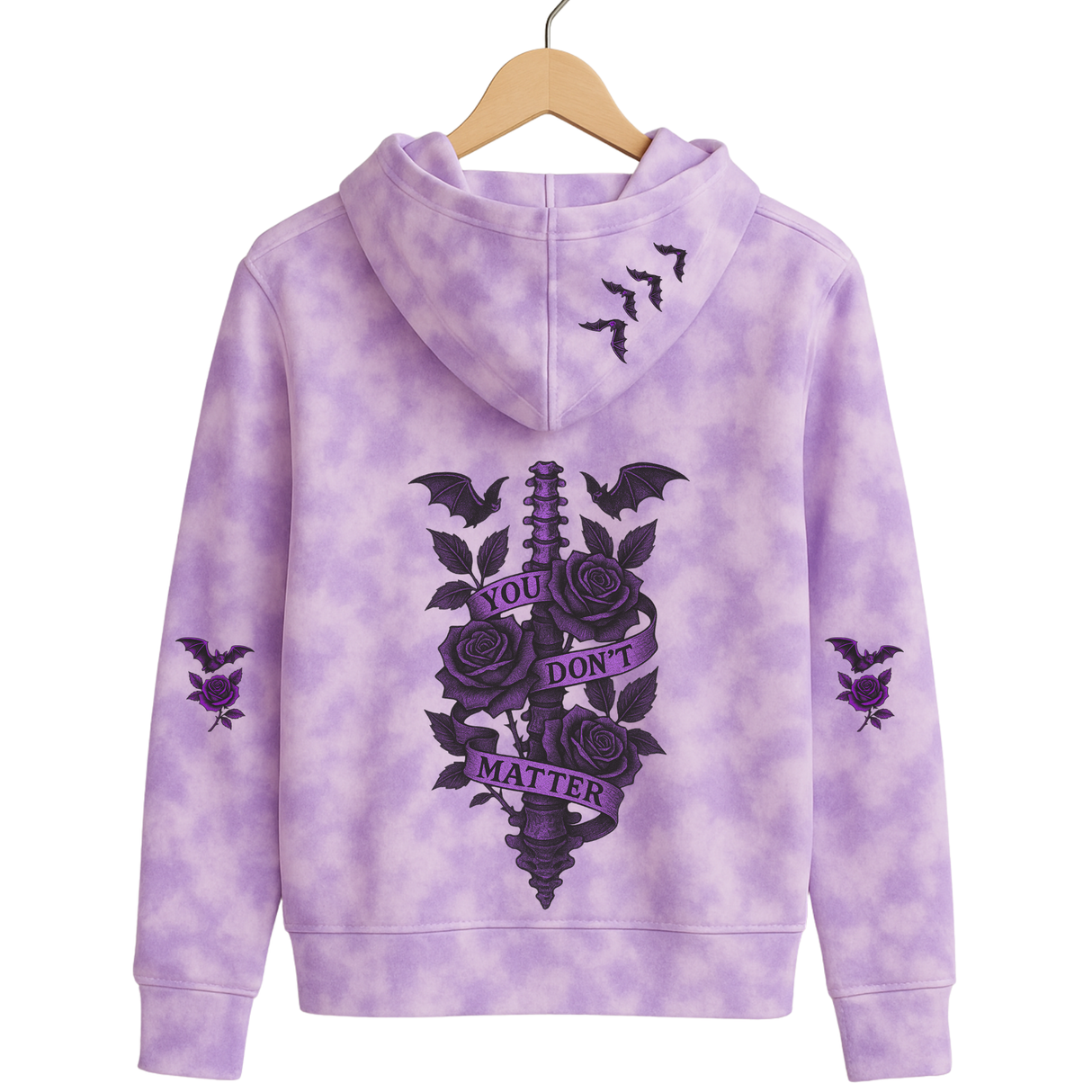 FUCK YOU (OR WITHOUT) YOU DON'T MATTER BAT & ROSES + MATCHING JOGGERS AVAILABLE