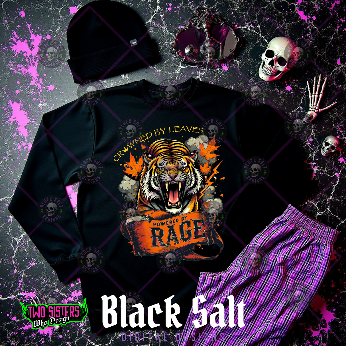 CROWNED BY LEAVES, POWERED BY RAGE