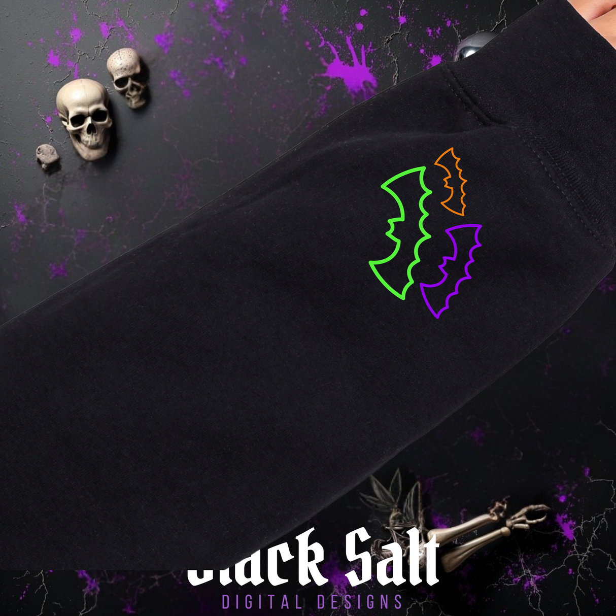 FEELING BITCHY *ORANGE FONT* WITH SLEEVE GRAPHICS