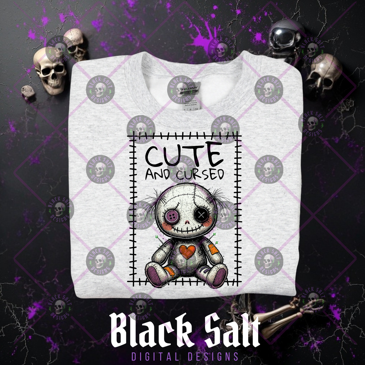 *OVERSIZED PRINT* CUTE AND CURSED