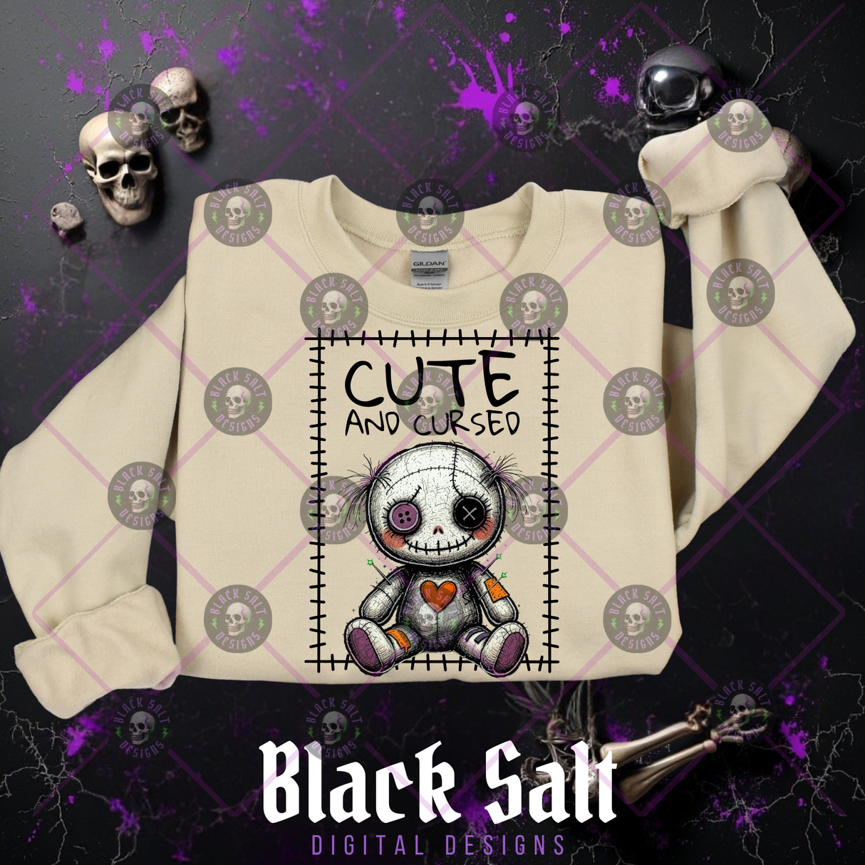 *OVERSIZED PRINT* CUTE AND CURSED