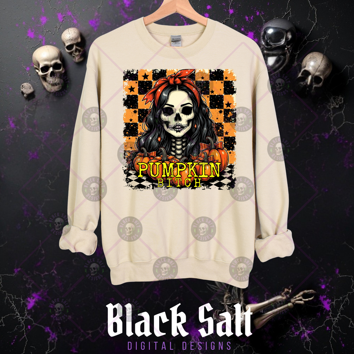 PUMPKIN BITCH SAND SWEATSHIRT