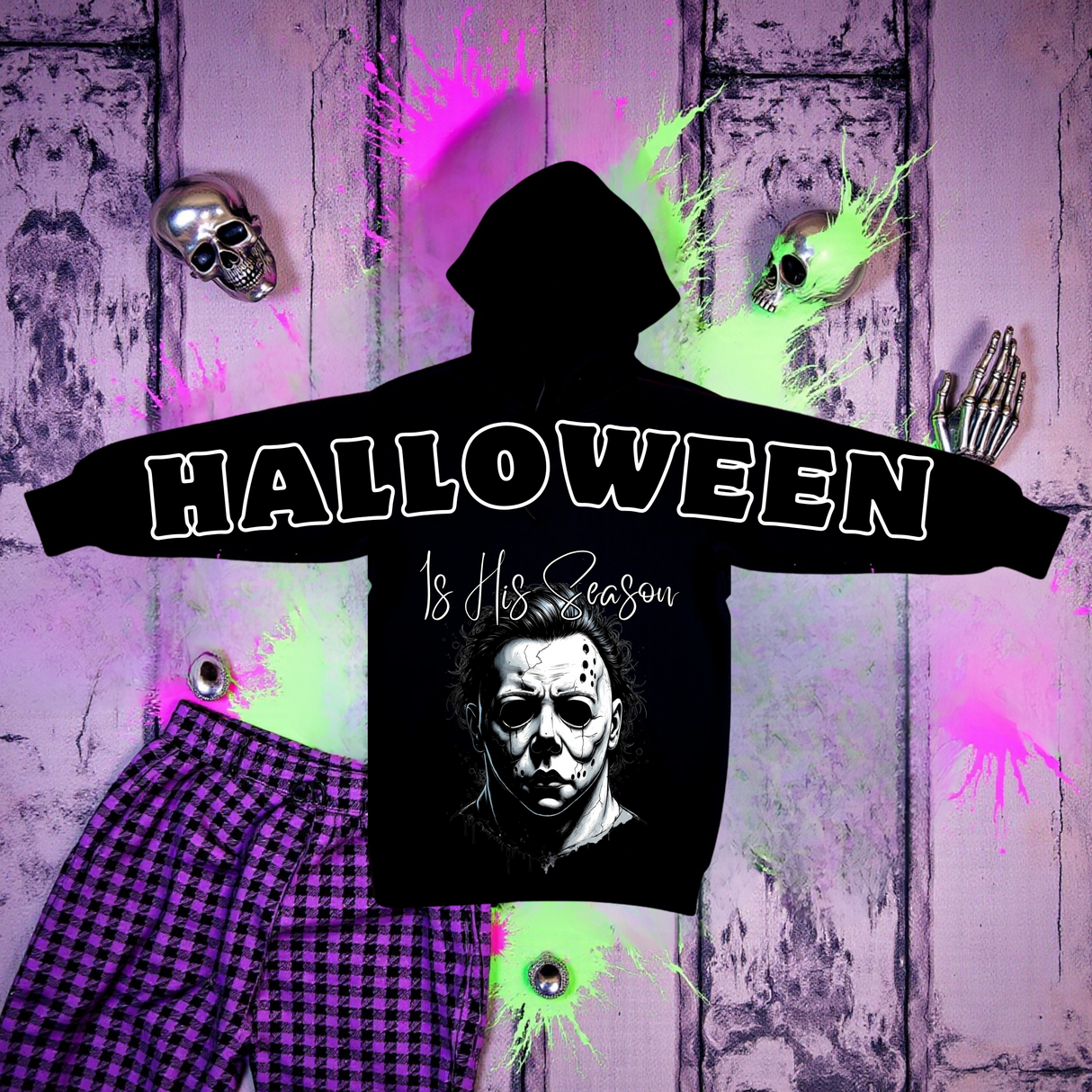 Halloween Is His Season *OVERSIZED GRAPHIC*