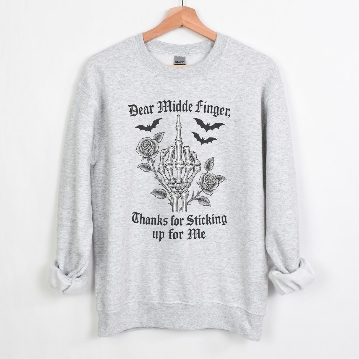 Dear Middle Finger Thanks for Sticking Up for Me