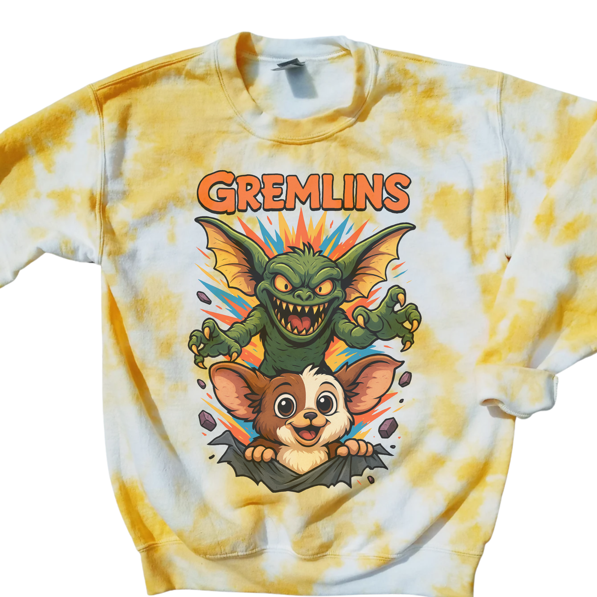 THE GREM LINS YELLOW TIE DYE