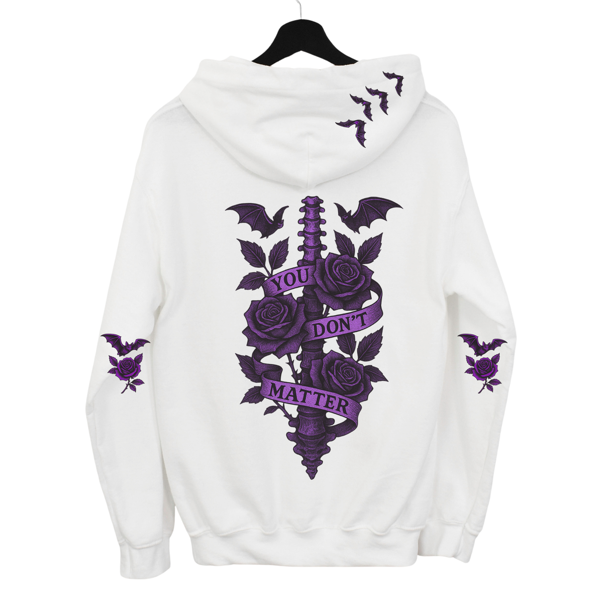 FUCK YOU (OR WITHOUT) YOU DON'T MATTER BAT & ROSES + MATCHING JOGGERS AVAILABLE