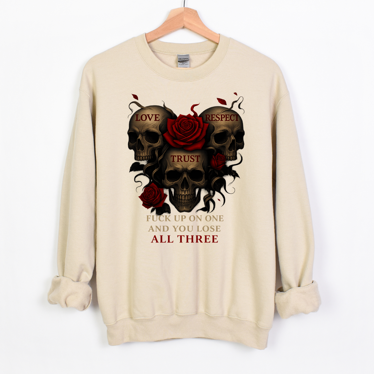 LOVE RESPECT TRUST FUCK UP ON AND LOSE ALL THREE