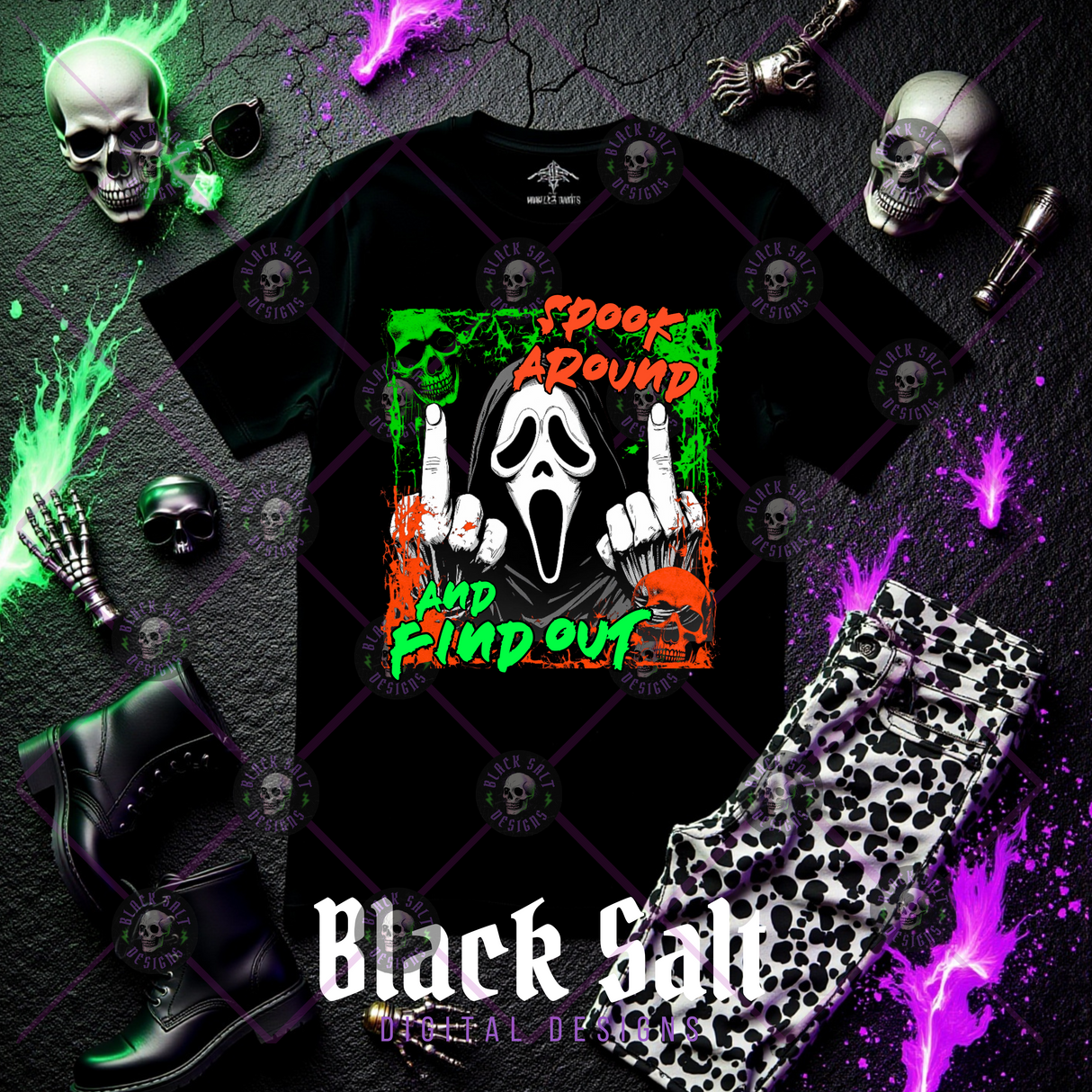 Spook Around and Find Out Shirt, Sweatshirt, or Hoodie