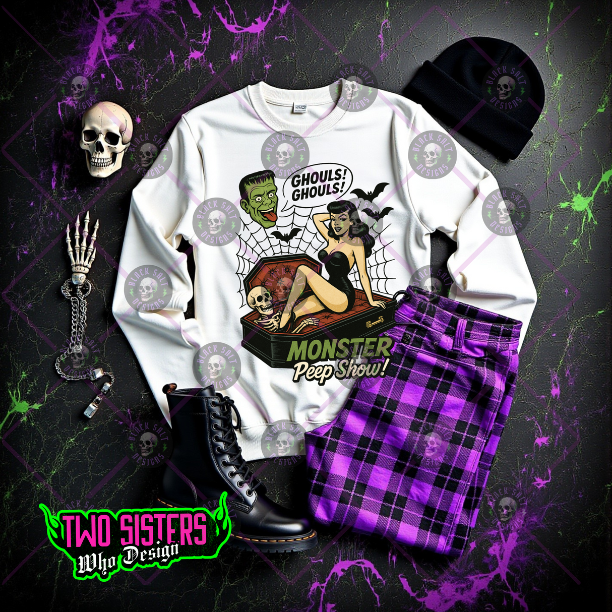 Bad Ghouls Grunge Style Shirt, Sweatshirt, or Hoodie