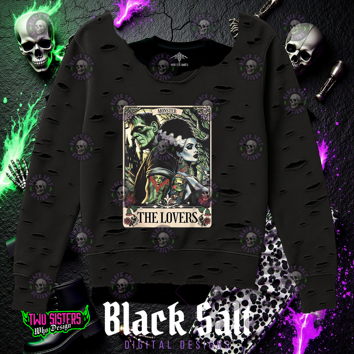 The Lovers Frank & Bride Distressed Sweatshirt