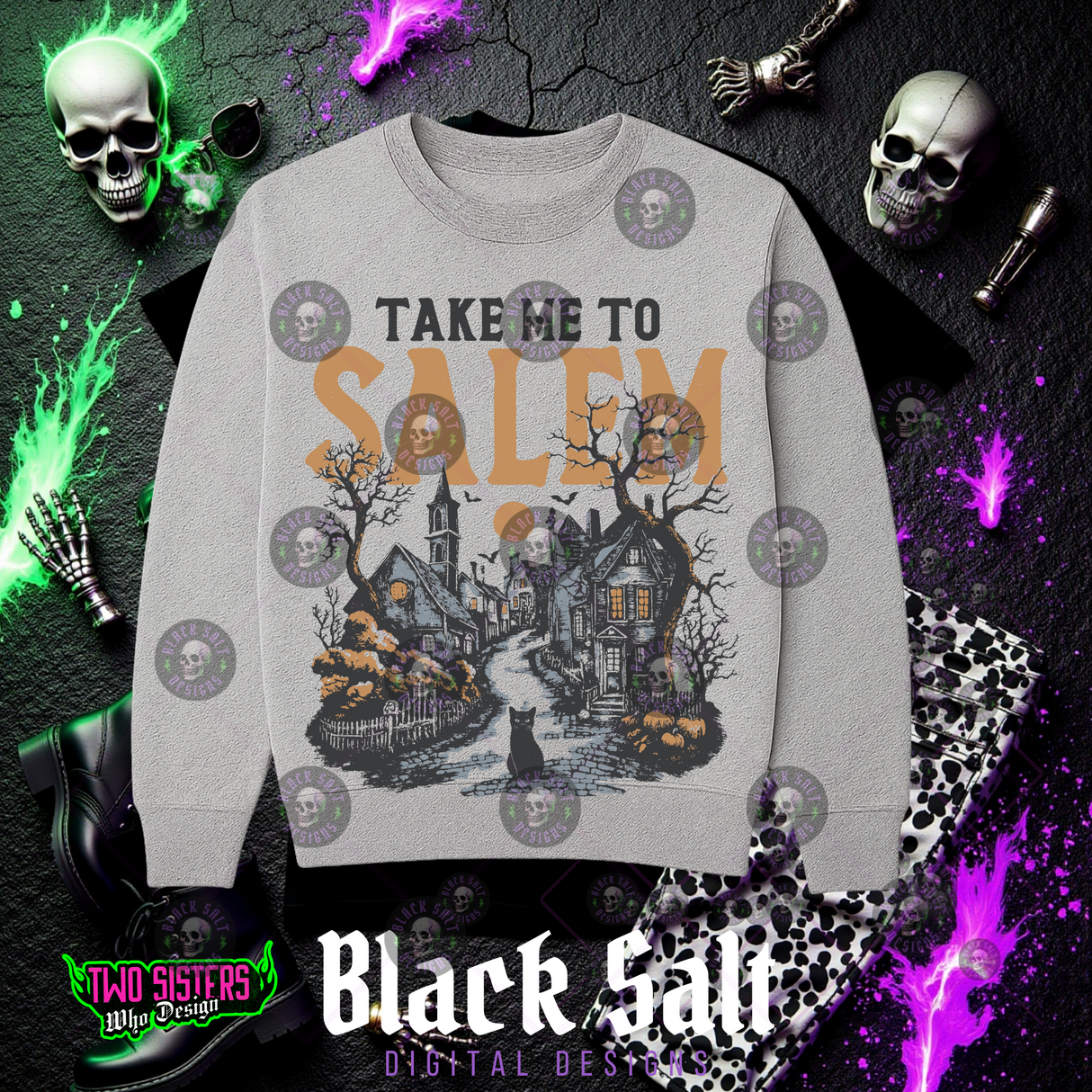 Take Me To Salem Traditional Halloween