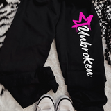 Living the Dream - One F$cking Day at a Time / Unbroken Crewneck Sweatshirt or Hoodie Mix & Match Sweatpant Set