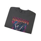 Dream Maker Skeleton with Wings Crewneck Sweatshirt | Gothic Rock Graphic