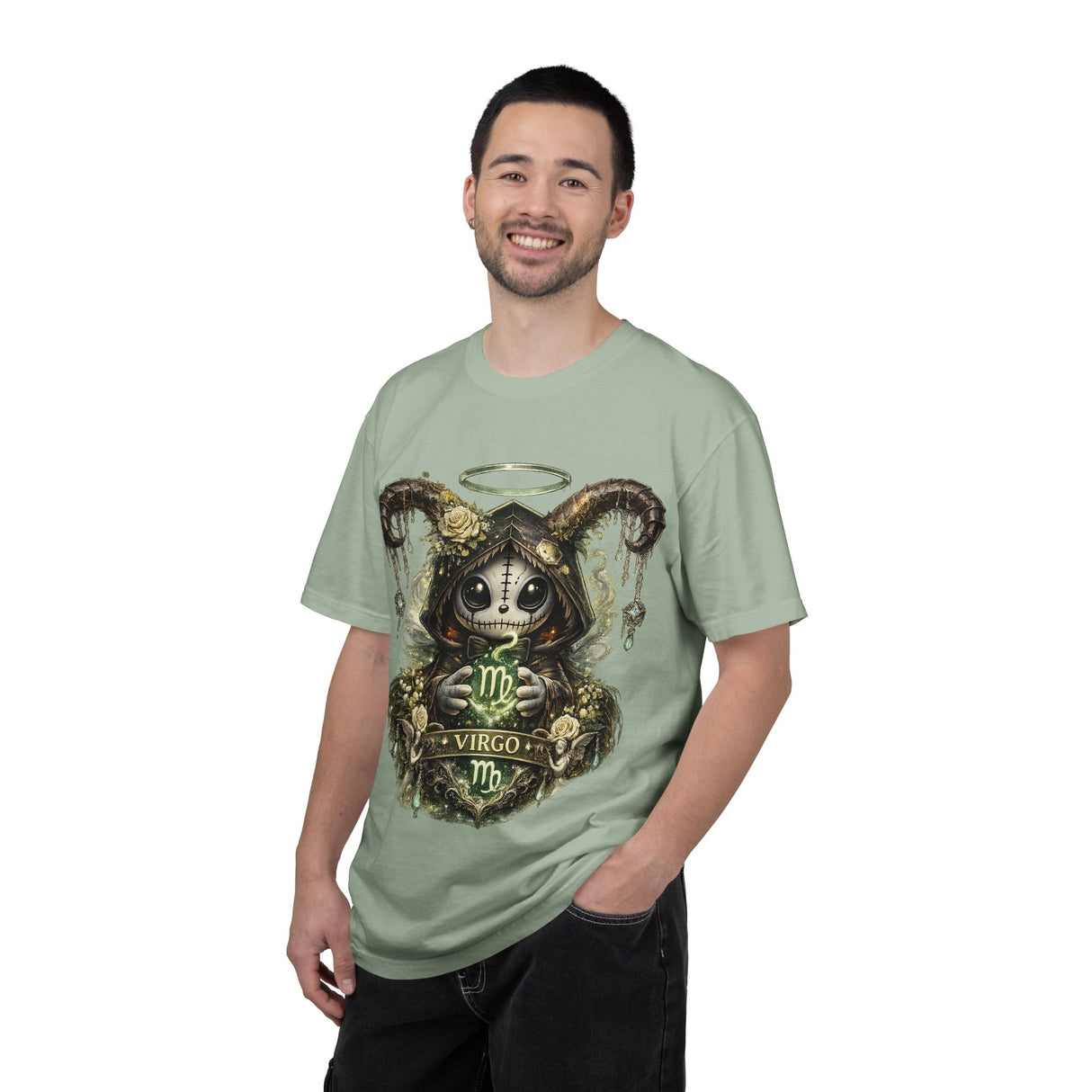 Virgo Grim Reaper Zodiac Tee | Virgo T-shirt, Astrology Sign Graphic
