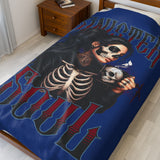 Sinister Soul - Velveteen Plush Blanket - Cozy Decorative Throw for Home