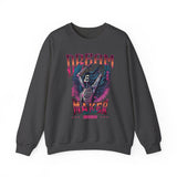 Dream Maker Skeleton with Wings Crewneck Sweatshirt | Gothic Rock Graphic