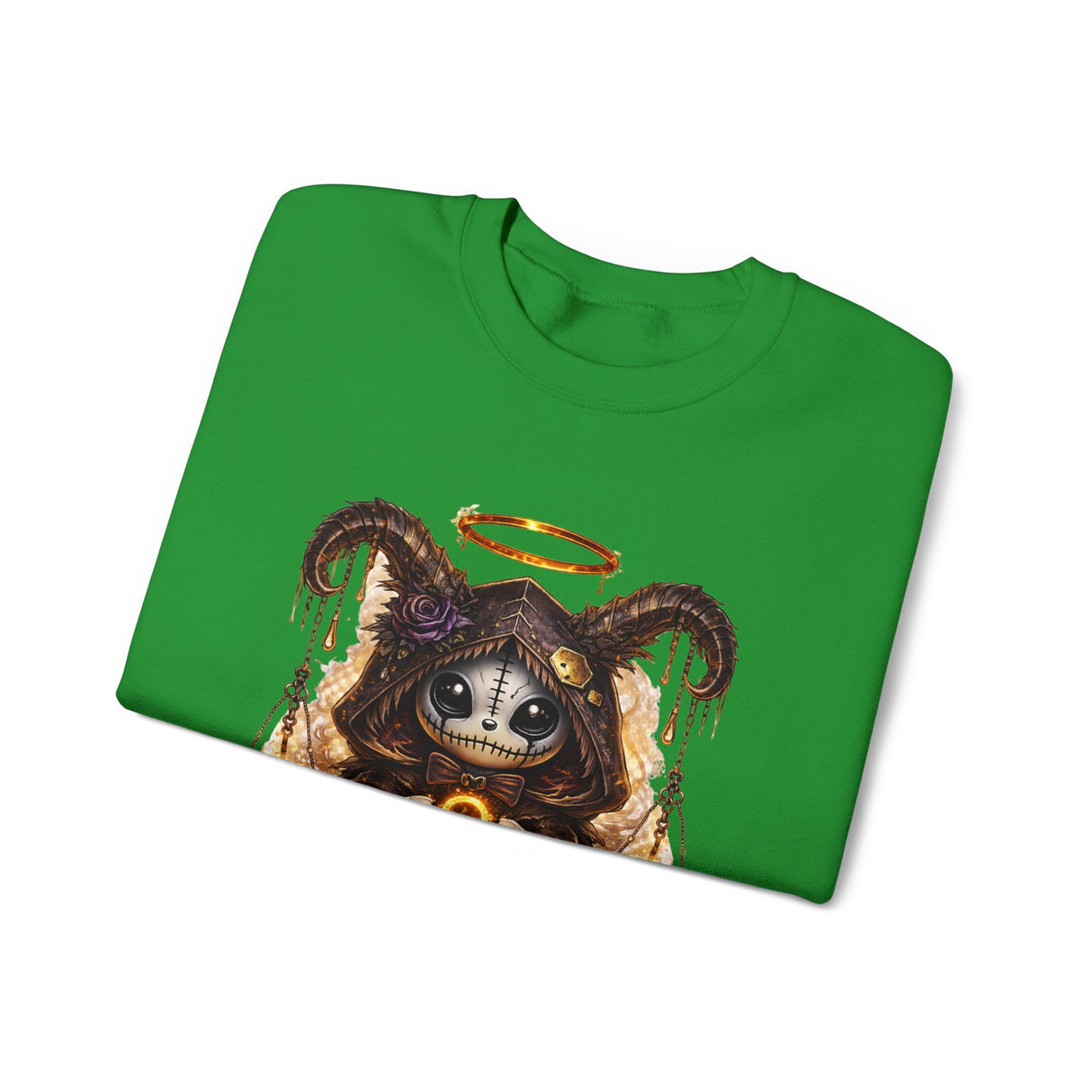Libra Zodiac Sign | Cute Demon Bunny with Zodiac Symbols Sweatshirt | Astrology Pagan Goth