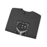 Tarot Angel Illustration Sweatshirt | Mystic Celestial Graphic Crewneck