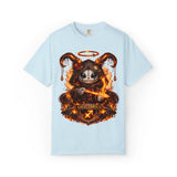 Fiery Sagittarius Skull Archer T-shirt | Zodiac Archer Graphic Tee