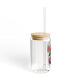 MAMA - SCRAPBOOK STYLE - Sipper Glass - 16oz with Tattoo-Inspired Design