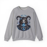 Capricorn Grim Reaper Zodiac sweatshirt | Cute Gothic Astrology Hoodie Alternative