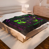Witchcraft Runs in These Thighs Velveteen Plush Blanket