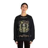 Virgo Gothic Angel Skull Virgo Crewneck Sweatshirt | Astrology Zodiac