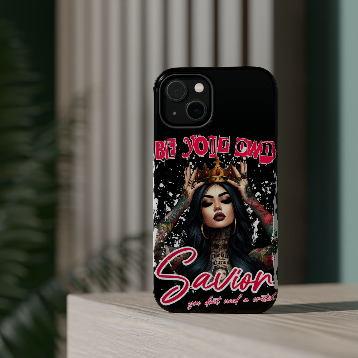 ***EXCLUSIVE***Be Your Own Savior, You Don't Need a Crutch -  Magnetic Tough Cases - Edgy Phone Protection for Bold Style