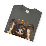 Libra Demon Cat zodiac scales T-Shirt | Astrology spooky occult tee