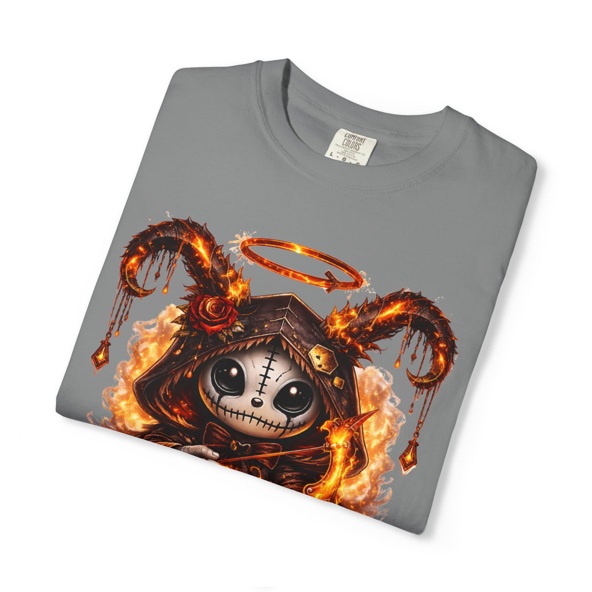 Fiery Sagittarius Skull Archer T-shirt | Zodiac Archer Graphic Tee