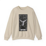 Tarot Angel Illustration Sweatshirt | Mystic Celestial Graphic Crewneck