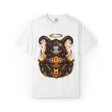 Libra Demon Cat zodiac scales T-Shirt | Astrology spooky occult tee