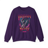 Dream Maker Skeleton with Wings Crewneck Sweatshirt | Gothic Rock Graphic