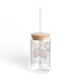 *EXCLUSIVE* FERAL AND SWEET - Motivational Sipper Glass - 16oz with Tattoo-Inspired Design
