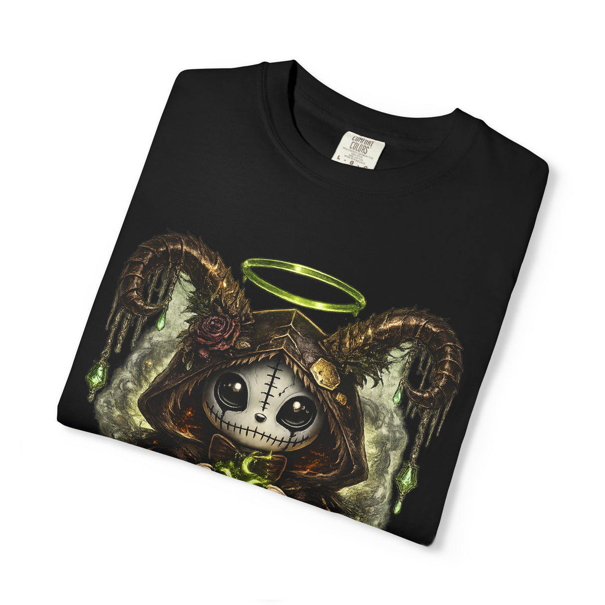 Taurus Ram Headdress Skull T-shirt | Zodiac Astrology Graphic Tee