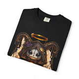 Libra Demon Cat zodiac scales T-Shirt | Astrology spooky occult tee