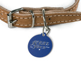 *DARK BLUE*BLACK TAG* Feral as Fuck Pet Tag - Unique Dog & Cat ID Tag
