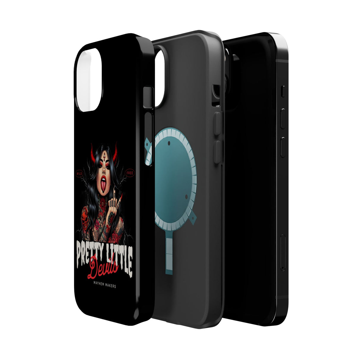 ***EXCLUSIVE***Pretty Little Devils Magnetic Tough Cases - Edgy Phone Protection for Bold Style