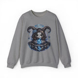 Capricorn Grim Reaper Zodiac sweatshirt | Cute Gothic Astrology Hoodie Alternative