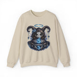 Capricorn Grim Reaper Zodiac sweatshirt | Cute Gothic Astrology Hoodie Alternative