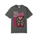 Baddie Book Graphic T-Shirt | Gothic Lip Art, Reading Girl Design