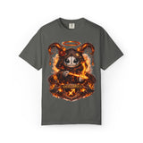 Fiery Sagittarius Skull Archer T-shirt | Zodiac Archer Graphic Tee