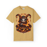 Fiery Sagittarius Skull Archer T-shirt | Zodiac Archer Graphic Tee