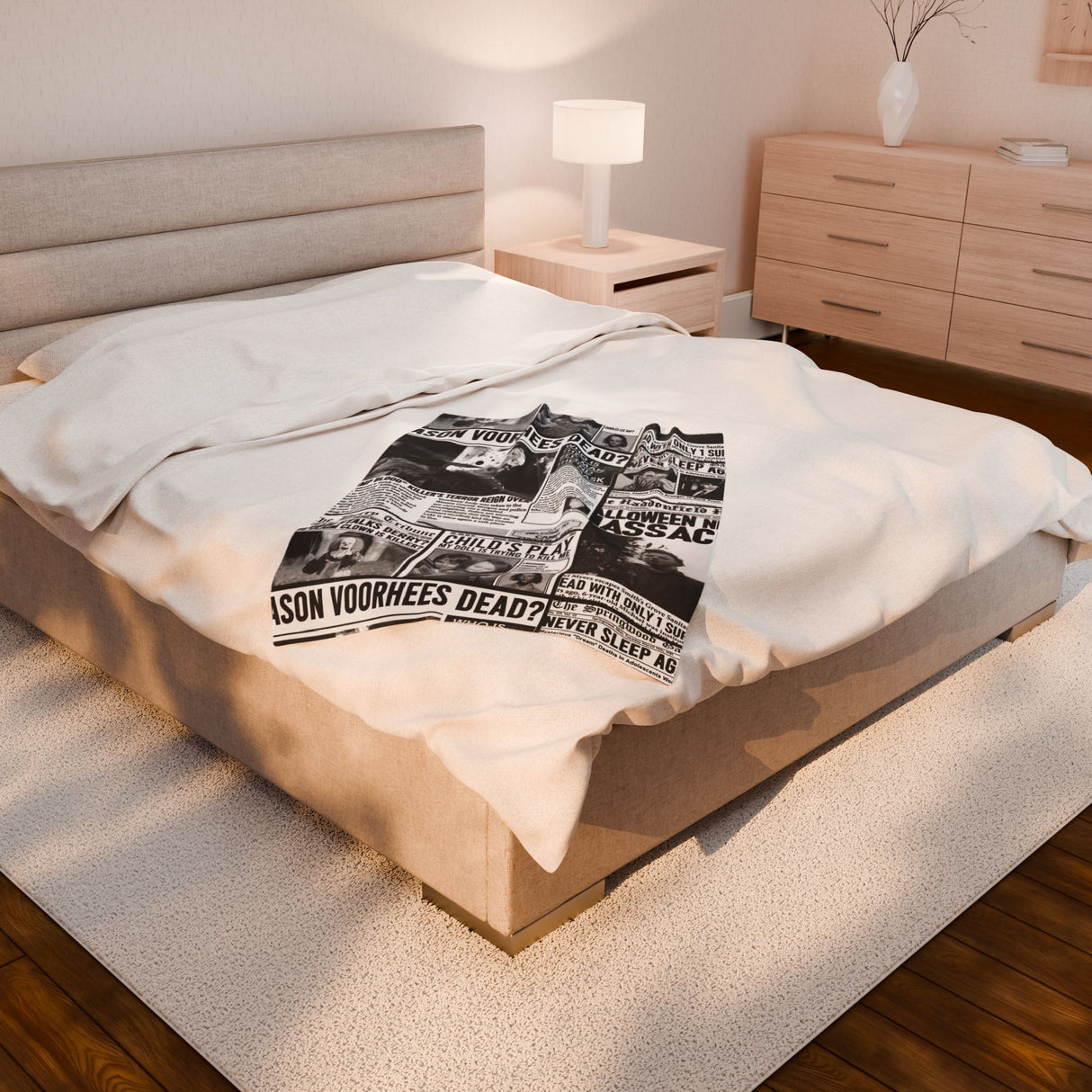 Witchcraft Runs in These Thighs Velveteen Plush Blanket