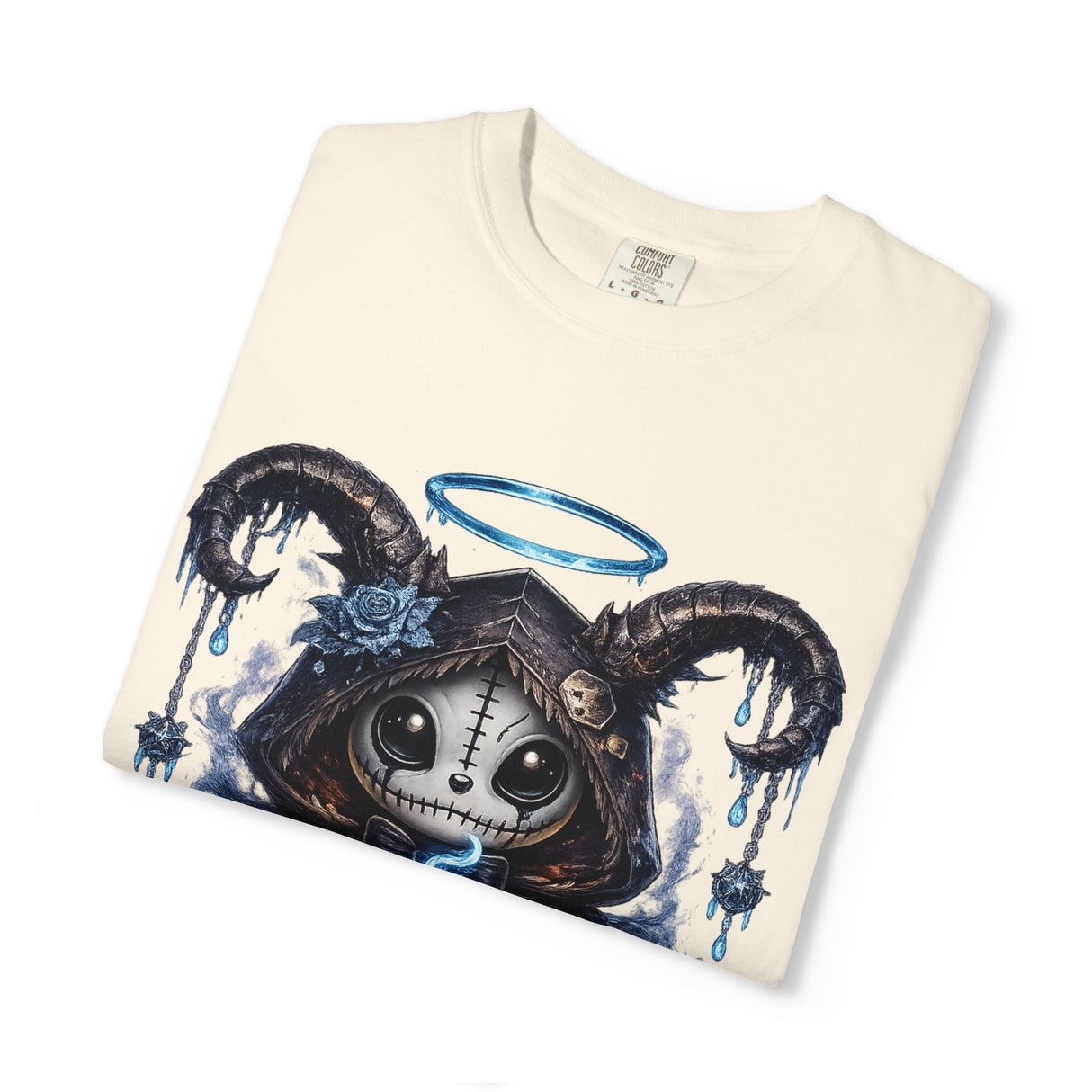 Capricorn Goat Skull Illustration T-shirt | Zodiac Astrology Shirt