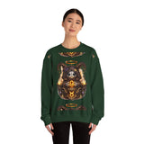 Libra Zodiac Sign | Cute Demon Bunny with Zodiac Symbols Sweatshirt | Astrology Pagan Goth